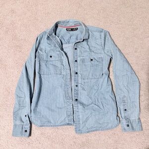 Mountain Hardwear Light Blue Lightweight Jean jacket